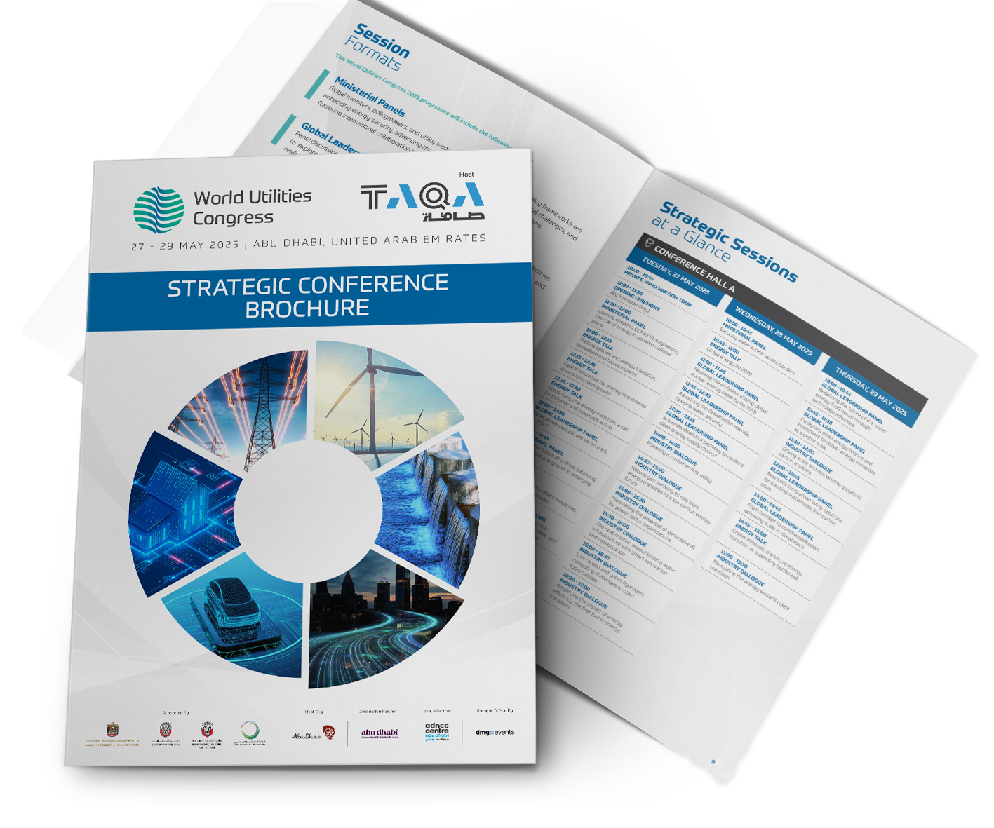 Strategic Brochure Mockup DEWA Logo